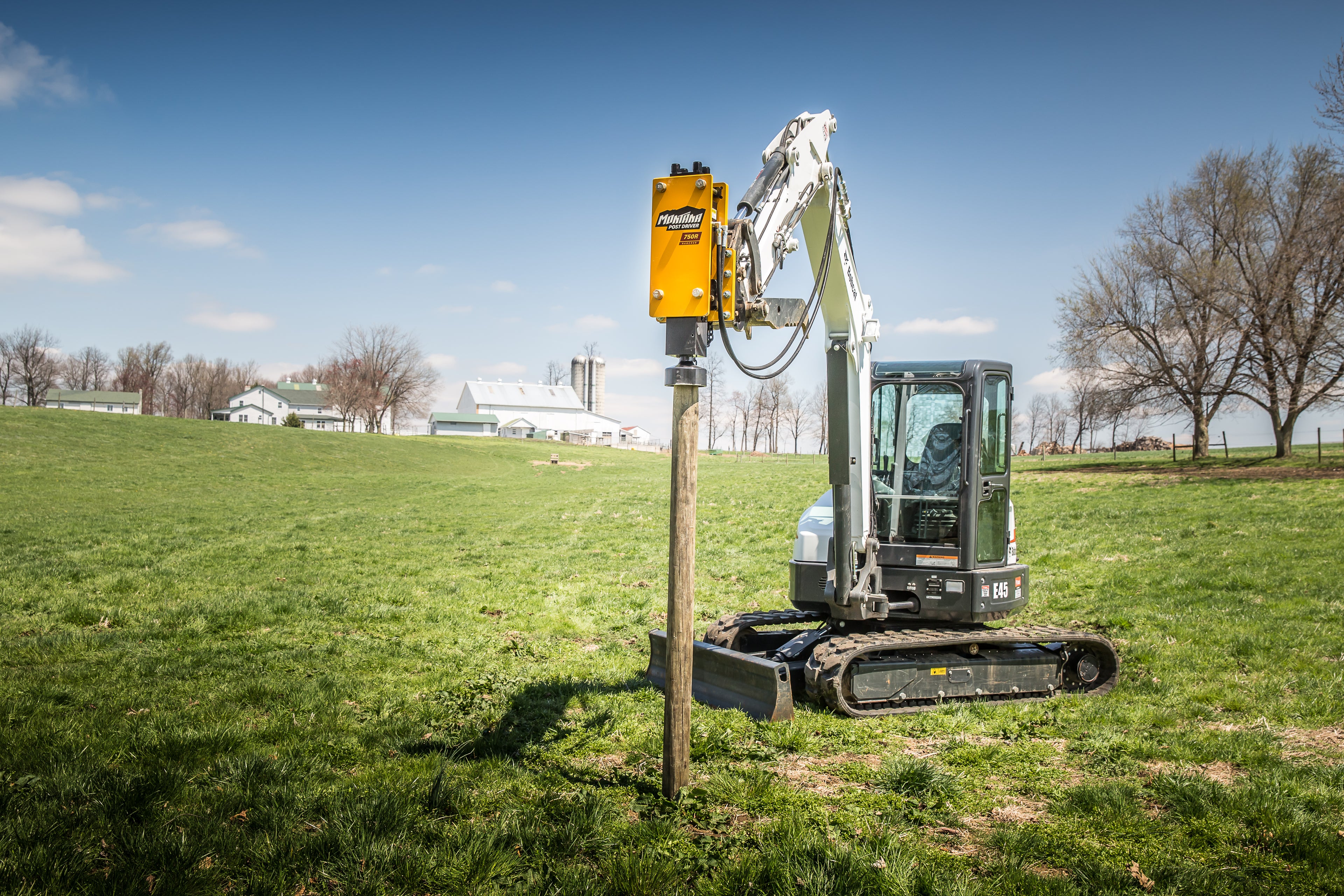 Excavator Post Drivers