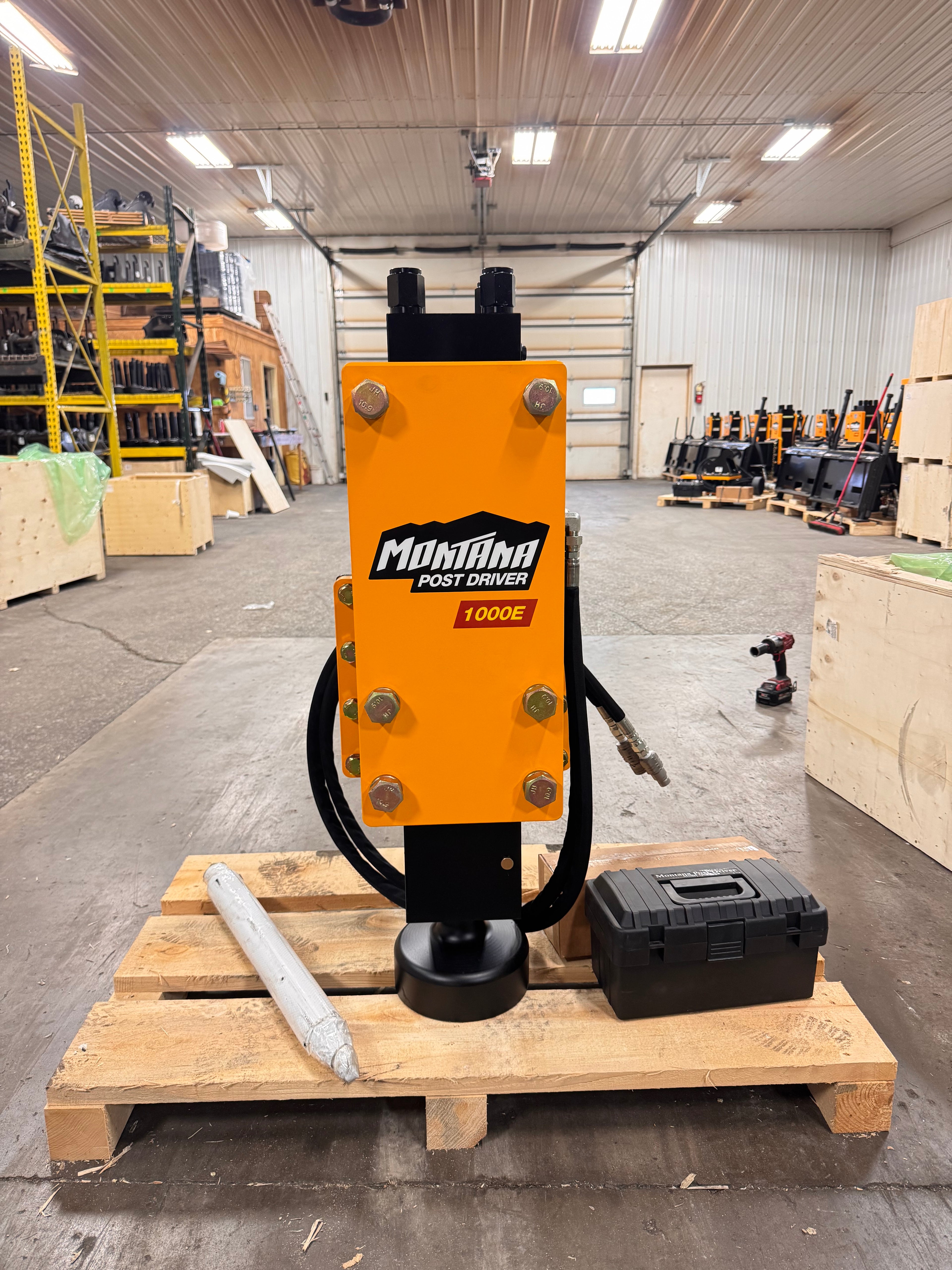 1000E Excavator Post Driver