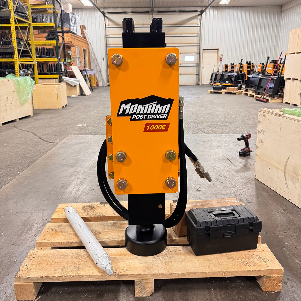 1000E Excavator Post Driver