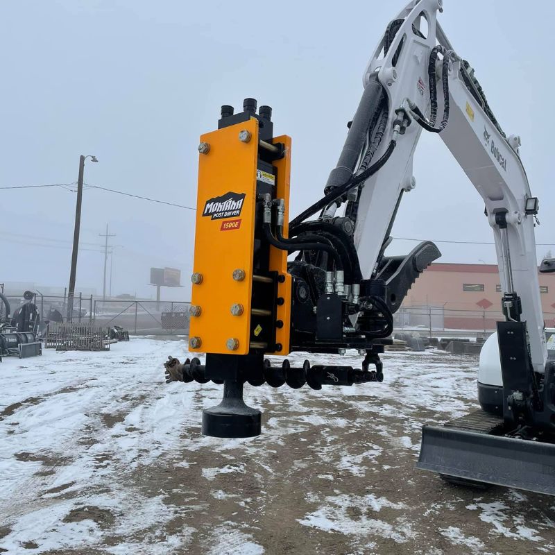 1500E Excavator Post Driver