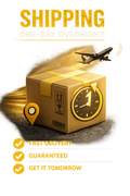 Additional overnight shipping charge